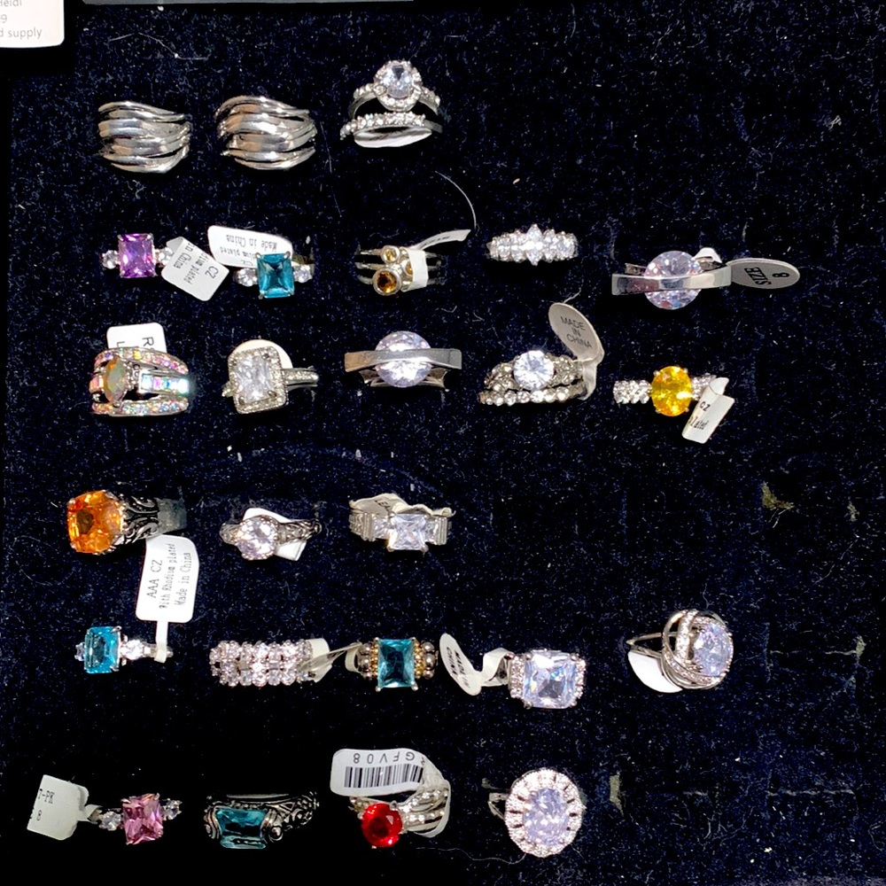 Lot of costume rings